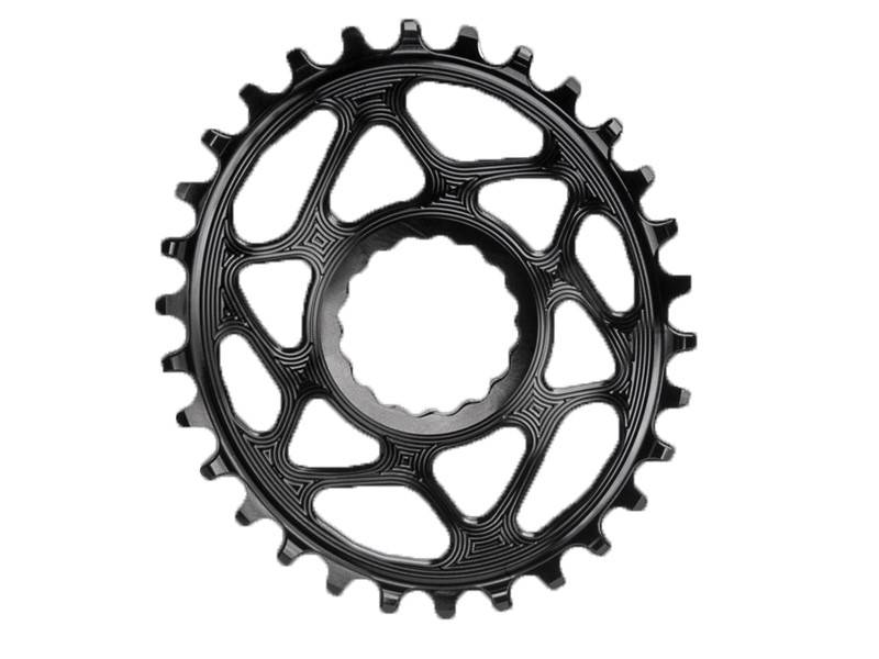 AbsoluteBLACK RF Cinch Oval 30T | 6mm Offset Kedjedrev Svart | 1x10/11/12