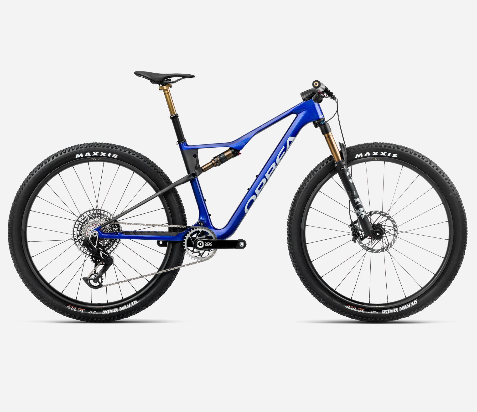 Orbea Oiz M-LTD | MTB Heldämpad 120/120 | Cobalt Blue / Carbon Raw