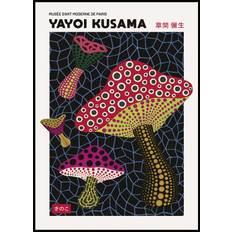 Infinity Mushrooms, pink psychedelic mushroom Plakat (100x140cm) - Plakater  > Kunstplakater, *Kunstplakater
