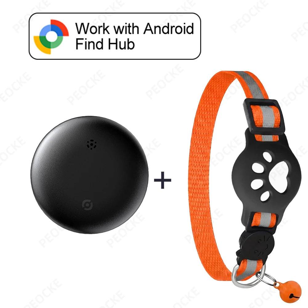 Google Find Hub Smart Location Tag for Android — Pet Collar, Keys & Bags - Tag with OR Collar 1 / China Mainland