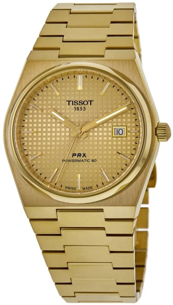 Tissot Herreur T137.407.33.021.00 PRX Guldfarvet/Guldtonet stål Ø40