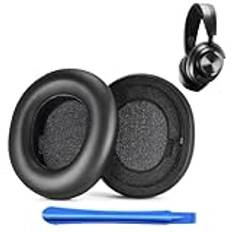 Ersättningskuddar för SteelSeries Arctis Nova Pro trådlösa hörlurar öronkuddar mjukare läder öronkuddar ersättning headset öronkuddar