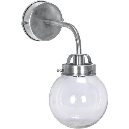 PR HOME - Normandy Væglampe, Antik Sølv, 30cm.