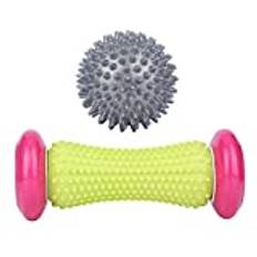 Hand Foot Massage Roller Relief Plantar Fasciitis Avslappning Roller Massage Lacrosse Ball Akupressur Massager Zonterapi Verktyg för stresslindring Kvinnor Män