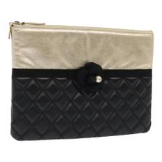 Chanel Vintage Clutch Stl. - Kuvertväskor Från Magasin - Black (W 27cm x H 20cm x D 1cm)
