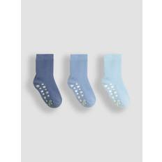 Jojo Maman Bébé JoJo Maman Bébé Natural Blue 3-Pack Extra Thick Socks