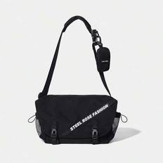 Men's Messenger Bag Box Bag Shoulder Bag Small Square Bag, Large Capacity Keeps Your Items Organized And Easy To Carry, Black Office Supplies Retro Gi - Multicolor