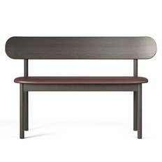Decotique Elephant Bænk Smoked Oak / Brunt Læder - Bænke Eg Brown Leather - 13003142+13003151