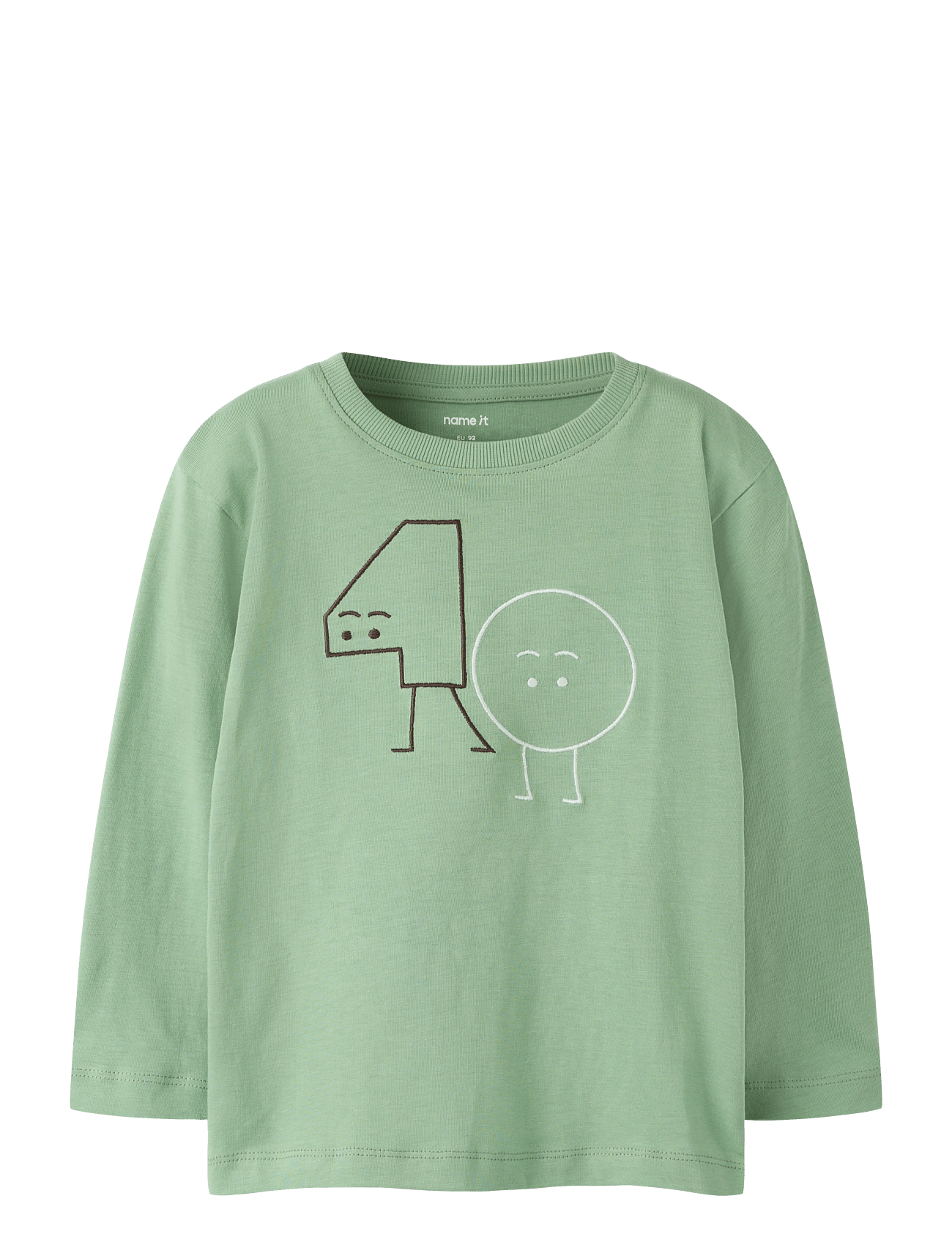 name it Nmmolaf Ls Nreg Top - Green - 92