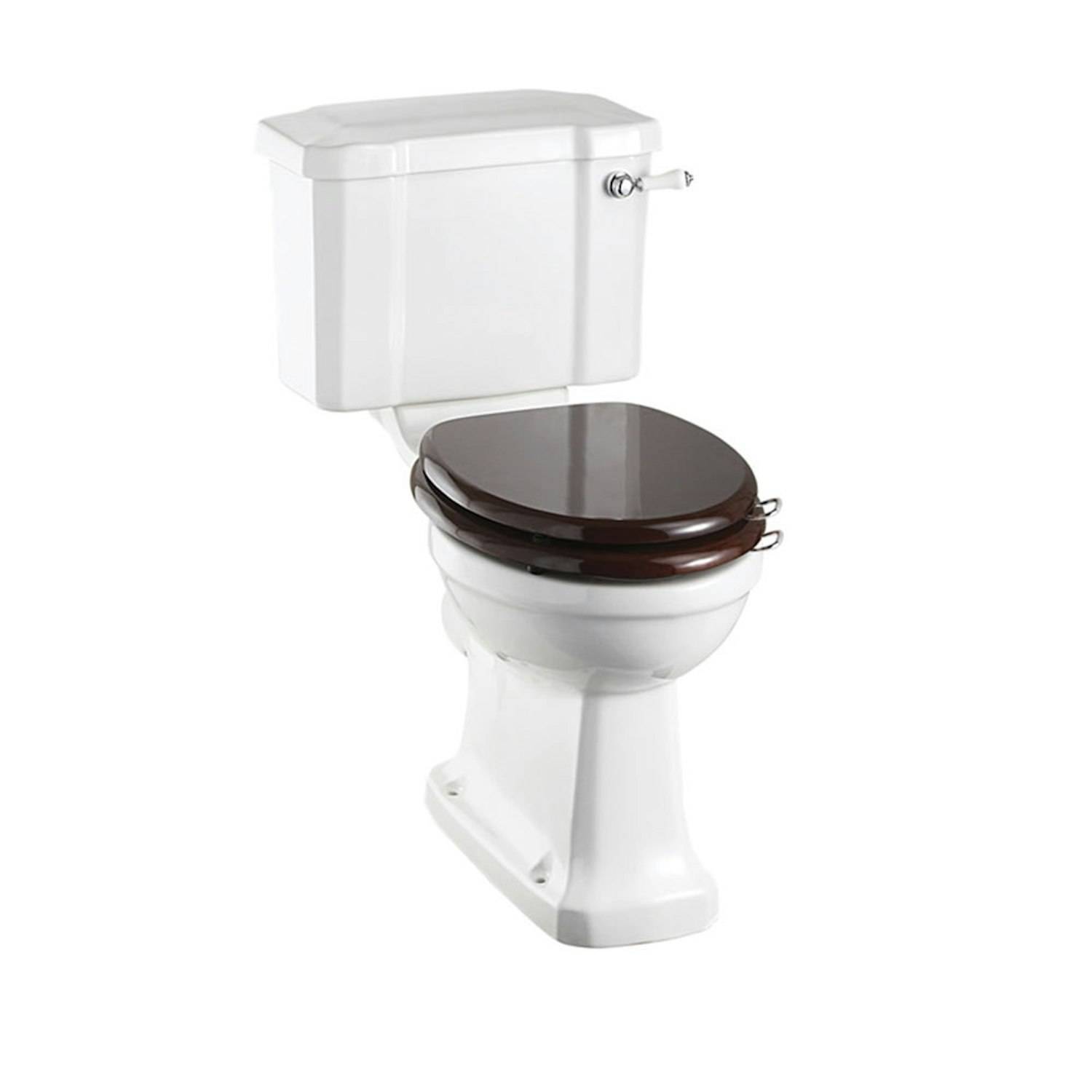 Toalettstol Burlington P12 Förhöjd 440 mm Med Mjukstängande Sits Färg Toalettlock: Ek