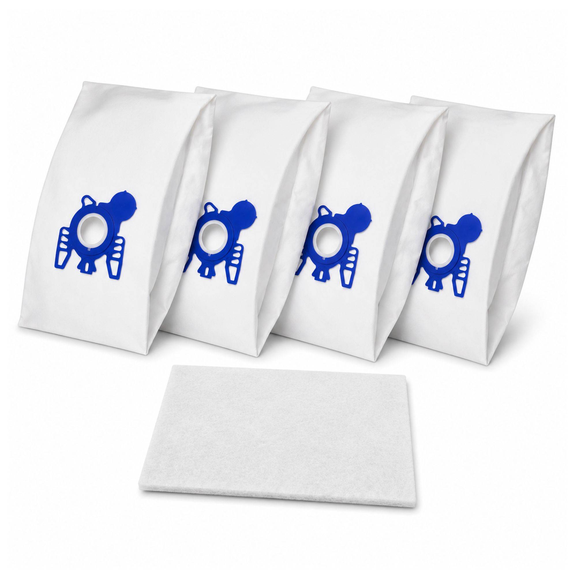 Støvsugerposer til Miele G/N til Complete C2, Complete C3, Classic C1, S8, S5, S2 - 4 stk + filter | Emballagefri & kompatible.