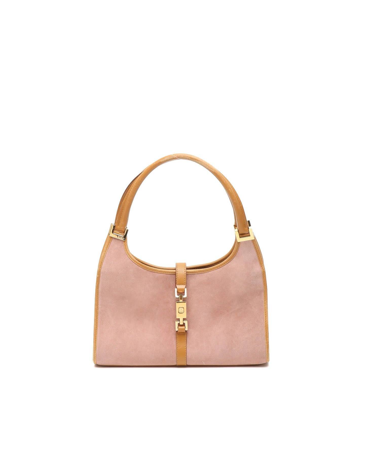 Gucci Suede Jackie Bag - Pink - One Size