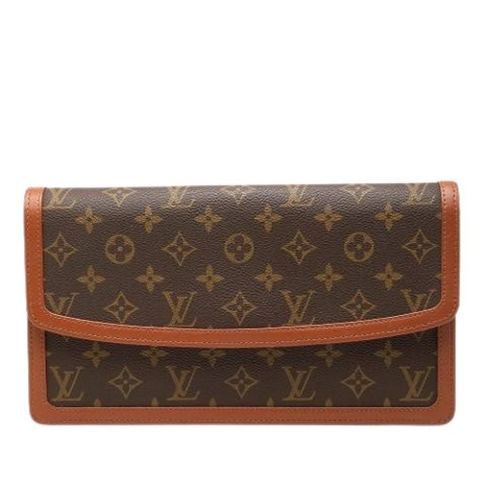 Louis Vuitton Vintage Pre-owned Pochette Dame - Vintage - Dame - Brun - ONE SIZE - Læder