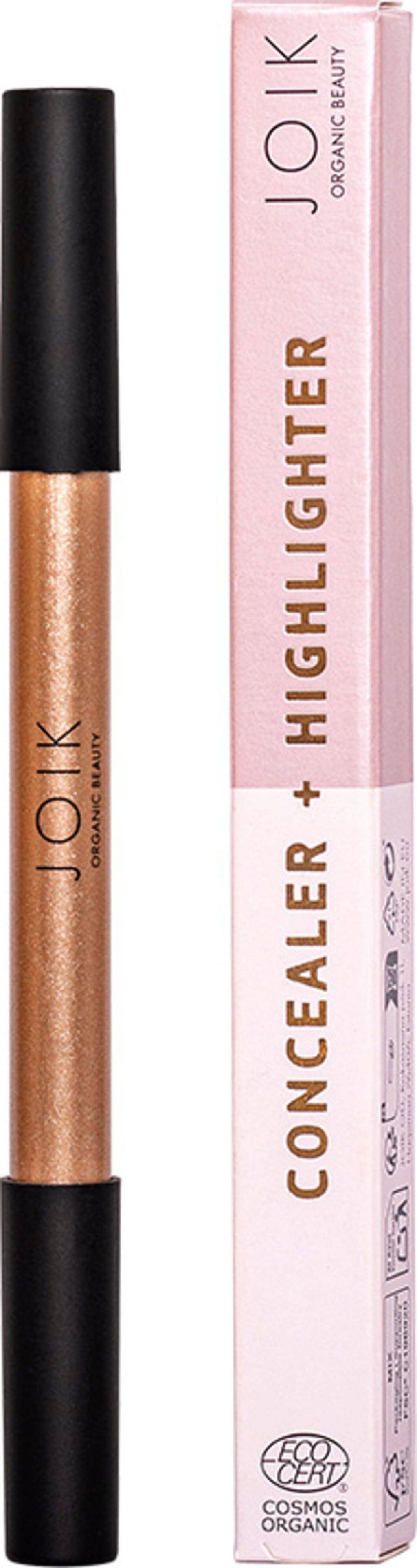 JOIK Organic Dubbelsidig highlighter och concealer - Stick 01