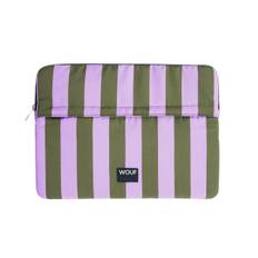 Wouf - Niza computer Sleeve, 13/14 - Green/Purple