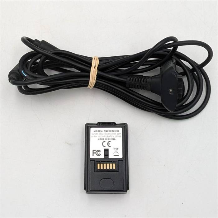 Assorteret Genopladeligt Batteri og Ladekabel - XBOX 360 Tilbehør (B Grade) (Genbrug)