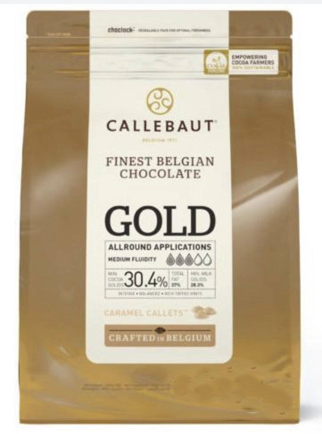 Callebaut GOLD Chokolade - 1 kg