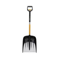 Fiskars X-series Teleskop-Schneeschaufel, Schneeschaufel, Metall, Schwarz, Orange, Anpassbar, Ergonomisch, Finnland, 36,2 cm