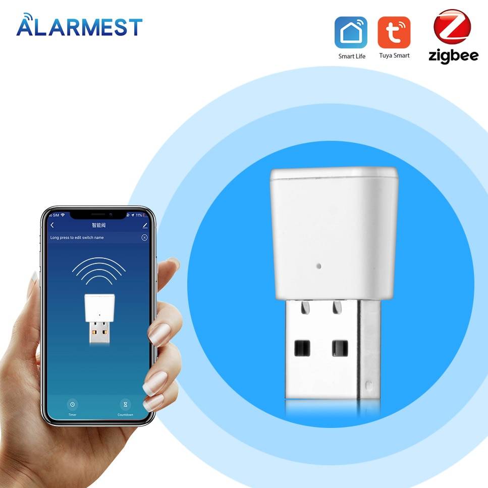 Alarmest tuya smart zigbee signal repeater zigbee extender för zigbee sensorer
