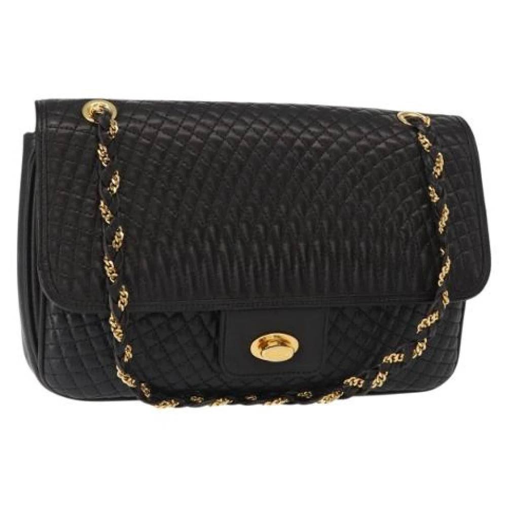 Bally Pre-owned - Pre-owned Läder Axelremsväska Vintage - Dam - ONE Size - Läder