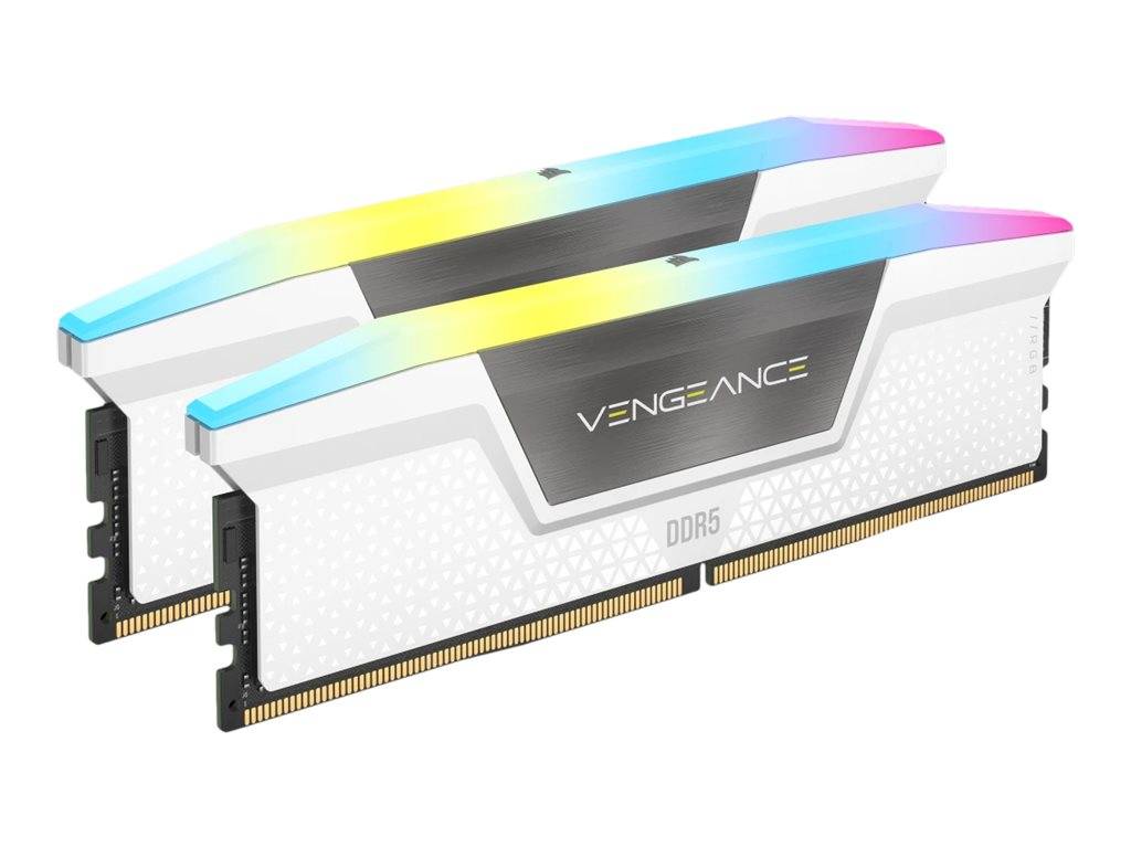 CORSAIR Vengeance RGB DDR5 SDRAM 32GB kit 6000MHz CL30 On-die ECC DIMM 288-PIN --> På fjernlager, levevering hos dig 09-08-2026