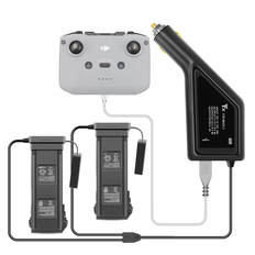 Quick Charger 2pcs Battery Faster Car Charger for DJI Mavic 3 Drone Accessories 3 in 1 Charger
