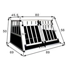SafeCrate Double Small Premium - 2:a Generation Hundbur