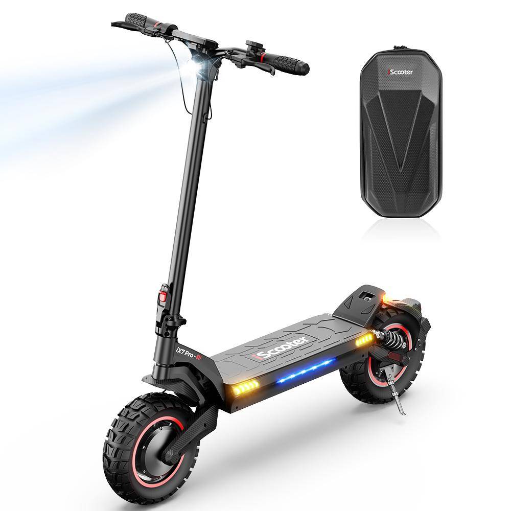 iScooter iX 7Pro Elsparkcykel för Vuxna 2000W Högmomentmotorer 48V17.5Ah Batteri 10-tums Hjul Idealisk för Terräng- & Stadskörning