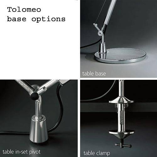 Tolomeo Mini Artemide - Alu/10W LED 3000K / Vægbeslag