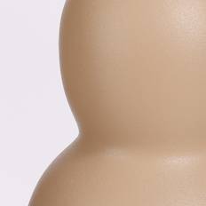 Samosa vase 24 cm høj beige