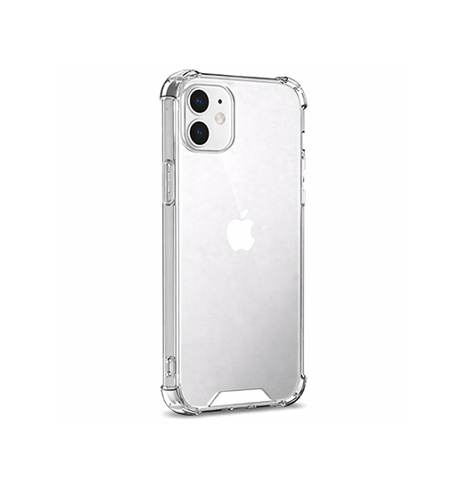 iPhone 11 - Silent Stødsikker Silikone Cover - Gennemsigtig