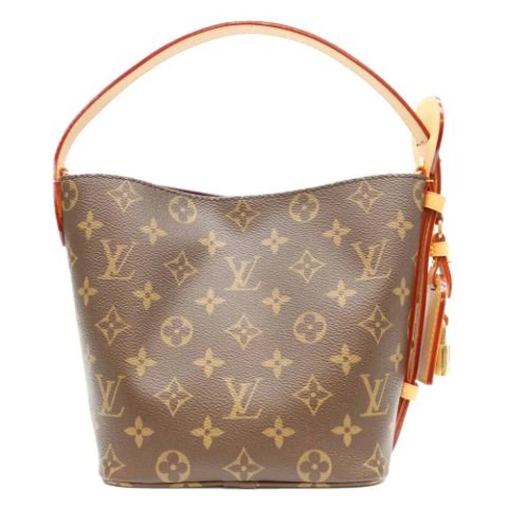 Louis Vuitton Vintage Pre-owned Vintage Monogram Skuldertaske - Vintage - Dame - Brun - ONE SIZE - Uld