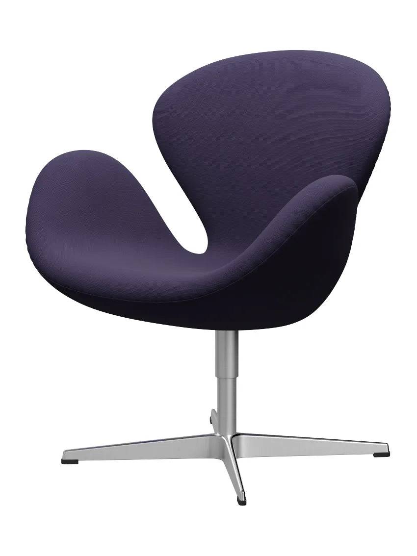 3320 Svanen i stof (prisgruppe 1) af Arne Jacobsen Fame / 65082 Mørk Lilla - Jacobsen Plus