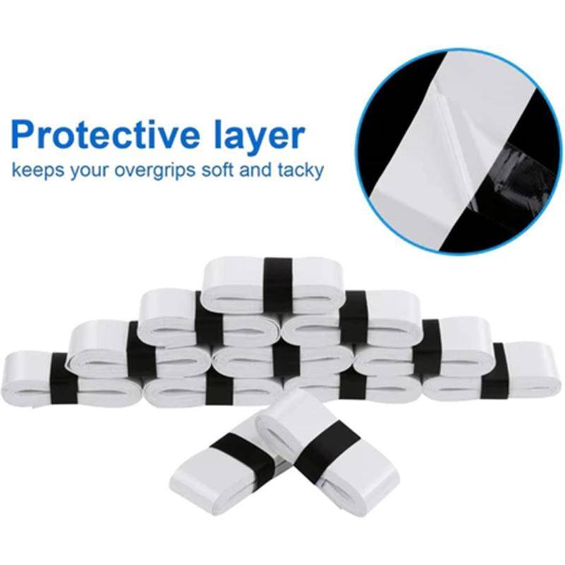 12Pcs Racket Grip Tape For Badminton/Sweat-Absorbent Tennis Badminton Racket Grip Tape Overgrips