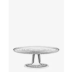 Iittala Kastehelmi Cake stand - Serveringsfat - BROWN / clear