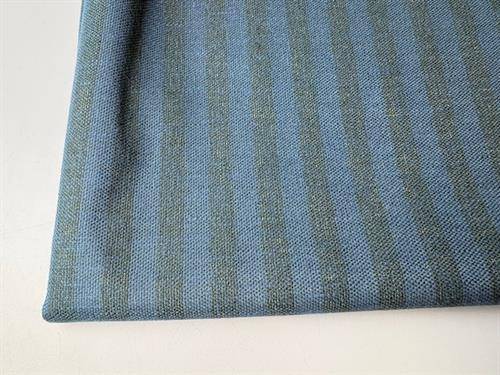 Dekostof - mørklægning, tasker og puder, faded jeans small stripes