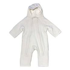 Mini Dreams babyoverall fleece strl 68, off-white