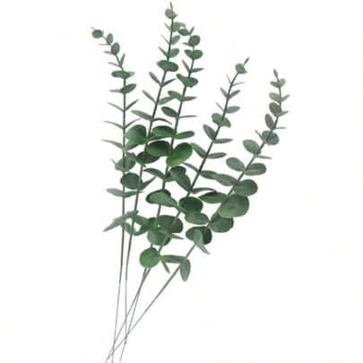 30/16/8/5/4/1 st konstgjorda eukalyptusblad, blomsterbukett i konstblommor för dekoration av matbord och soffbord, konstblomsdekor, bröllop, mors dag- - Grön (Multi-size)