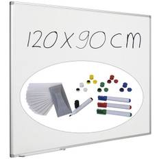 Whiteboard Malene, stålplade, lakeret, BxH 1200 x 900 mm
