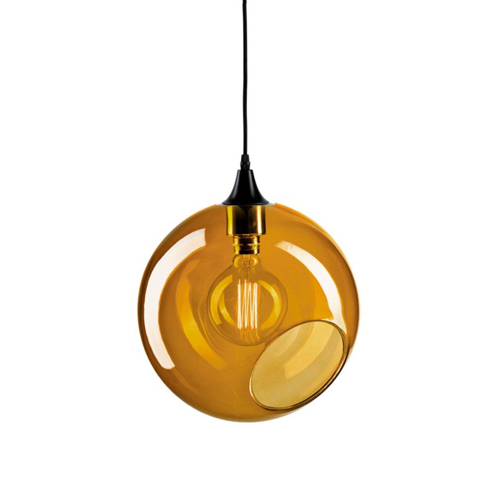 Pendel lampe DESIGN BY US, Orange, Glas