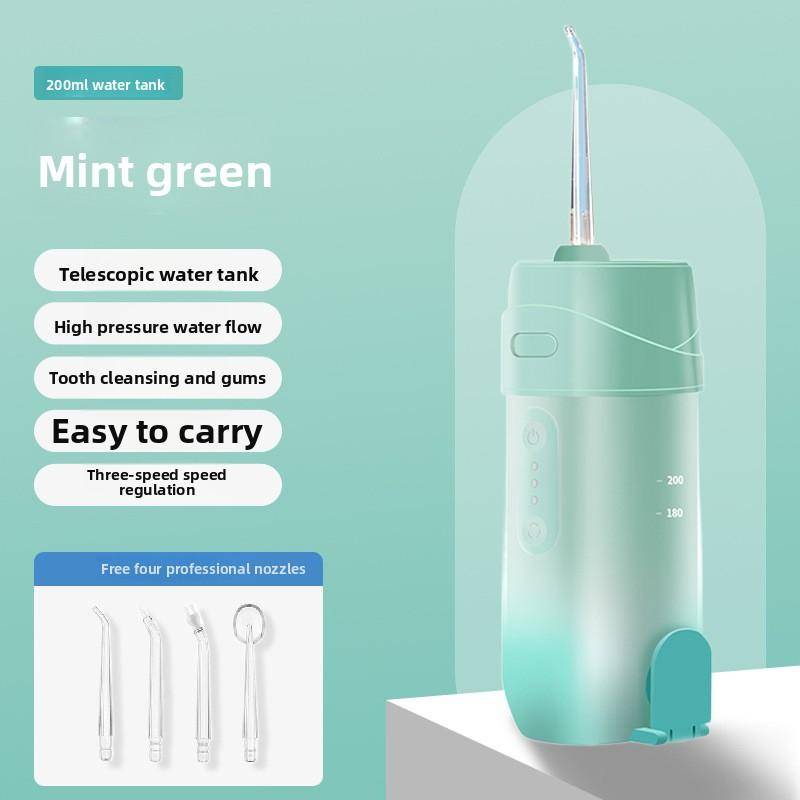 Electric Tooth Flusher Electric Portable Tooth Washer Household Water Floss Dental Stone Cleaning Orthodontic Special