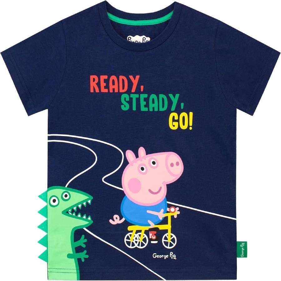 Peppa Pig Pojkarnas George Pig T-shirt cm svart