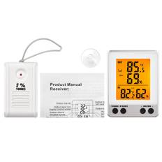 Digital Indoor Outdoor Thermohygrometer with Remote Sensor 328ft 100m Backlight Thermometer vit