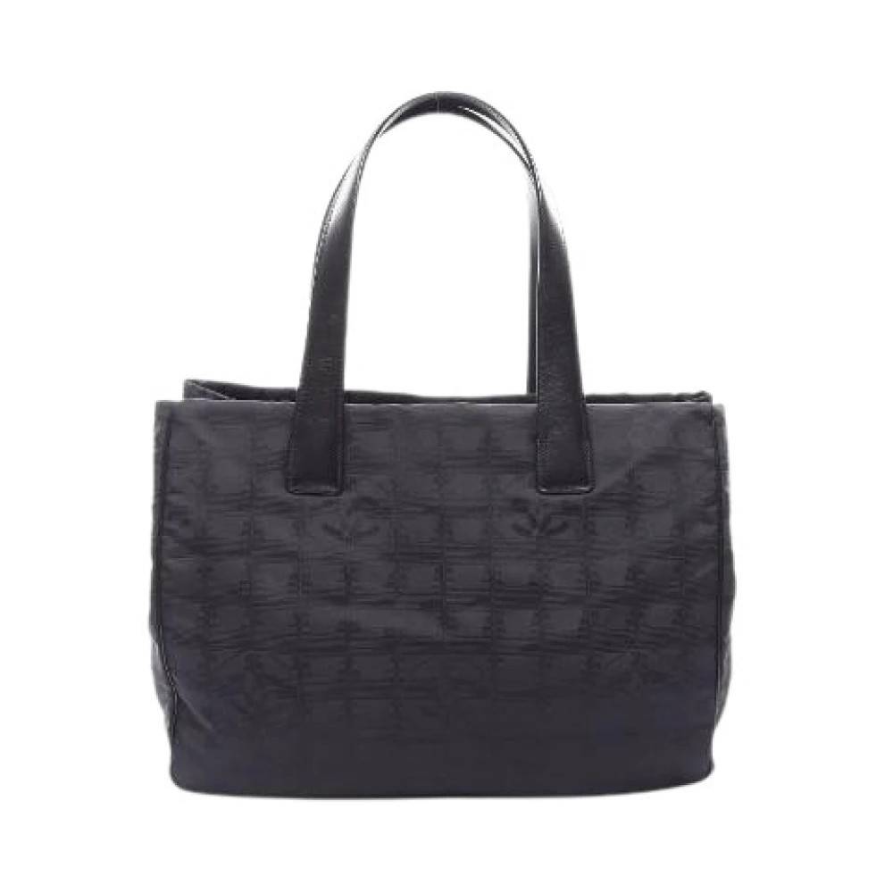 Chanel Vintage - Pre-owned New Travel Line Nylon Canvas Leather Tote Bag Vintage - Dam - ONE Size - Nylon