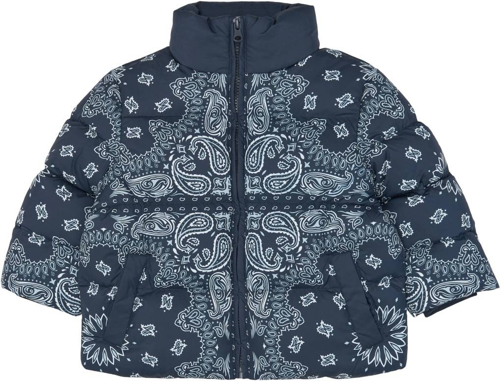 The New Tnstulrik Puffer Jacket Stl. 86 unisex - Vinterjackor Från Magasin - Navy Blazer Aop (86)
