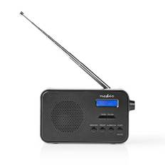 Nedis Portabel Radio med väckarklocka DAB+/FM, 3.6W