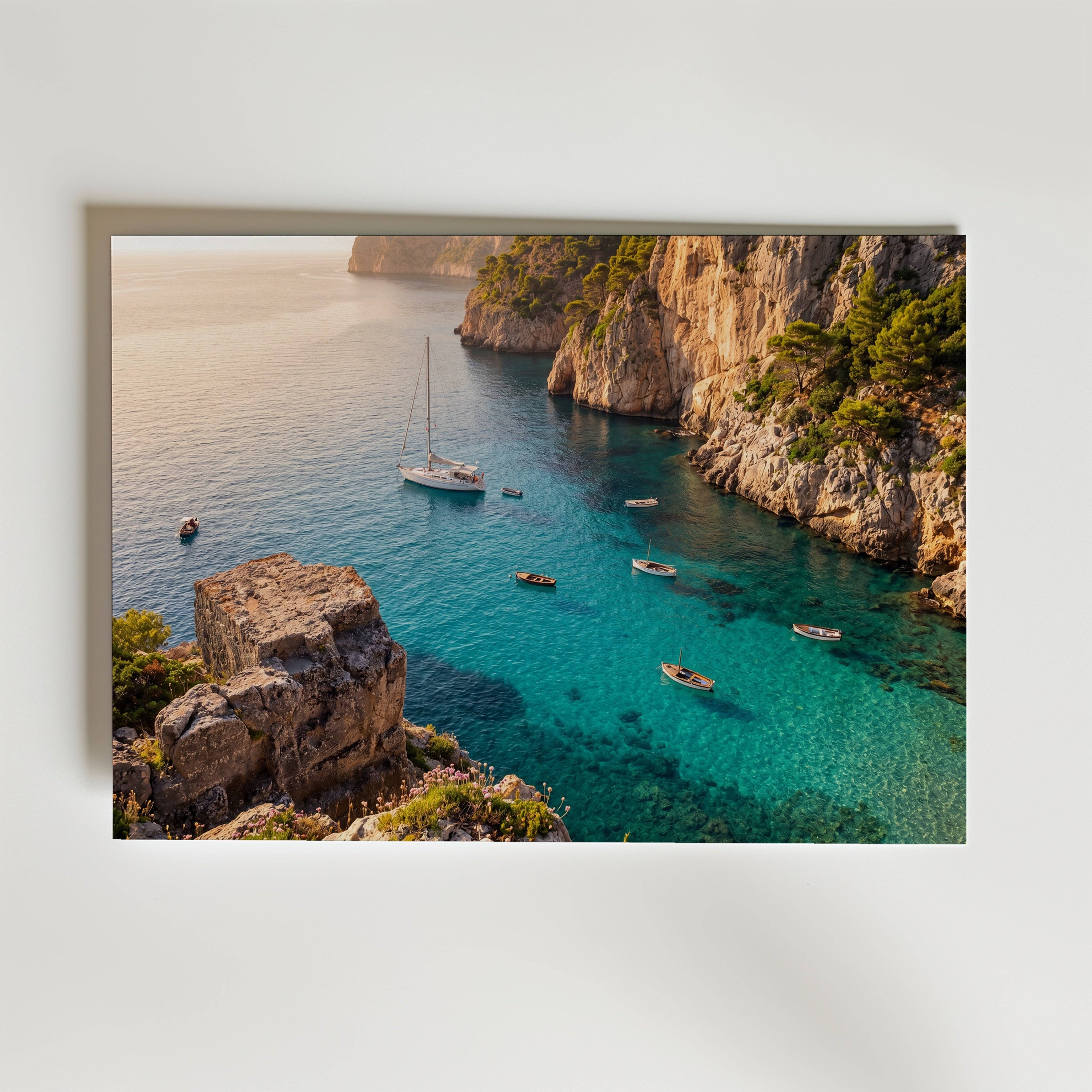 Aqua Italiano Poster - Premium Canvas 70x100 cm
