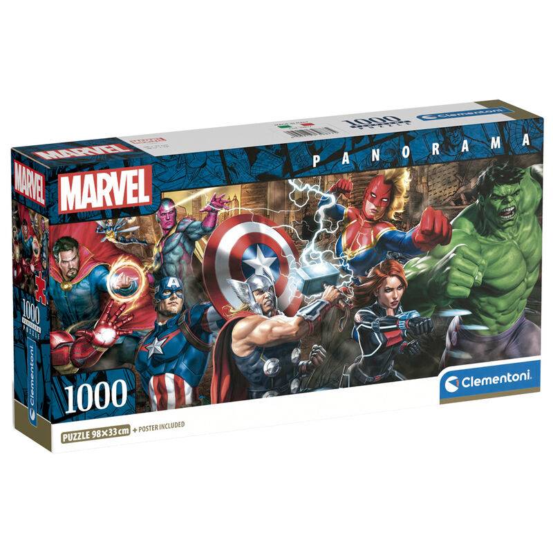 Pussel Marvel panorama puzzle 1000 Bitar