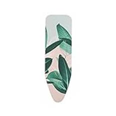 Brabantia Överdrag Strykbord, 8mm Tjockt Lager, Tropical Leaves, B Strykbord (124 x 38 cm)