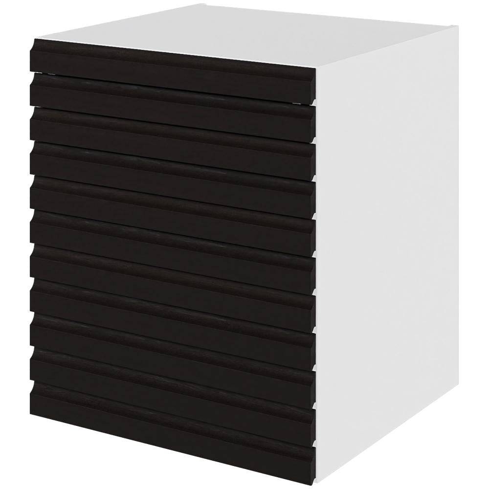 Multi-Living Køkken skuffeskab i S-Line Eg H: 70,4 cm D: 60,0 cm - 4 skuffer fuldtudtræk med softluk - Bredde: 60 cm.
